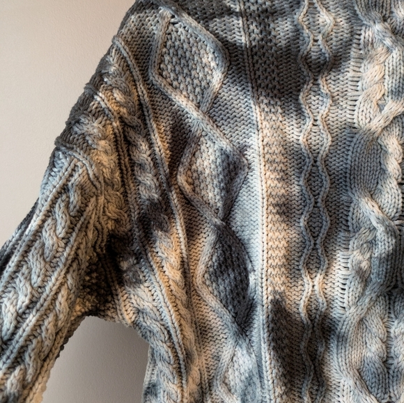 Pilcro Tie Dyed Joni Cotton Sweater S - Picture 8 of 14